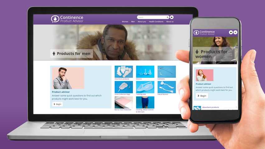 How Can the ICS Continence Product Advisor Website Help You?